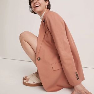 💕NWOT Madewell Larsen Blazer in Dried Rose